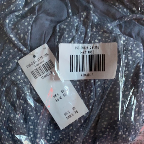 Abercrombie Cross back mini romper blue pattern - Picture 5 of 5